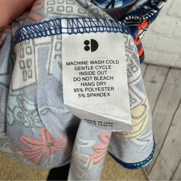 Dot Dot Smile New York Print Empire Dress Size 7 - Picture 6 of 6